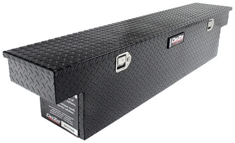 narrow width metal tool boxes for truck bed|wedge style tool box.